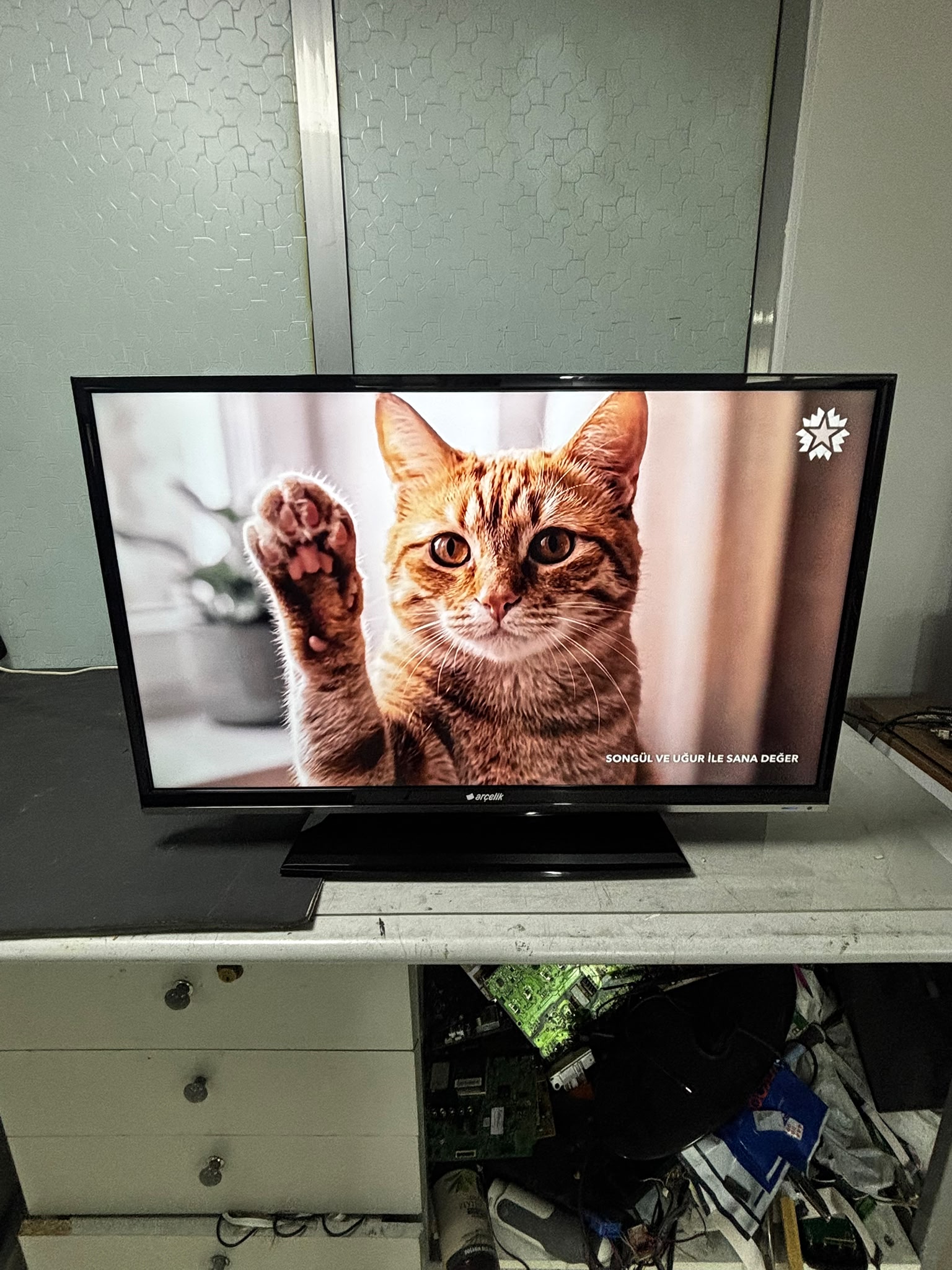 Arçelik TV tamir sonrası çalışan hali Kayseri