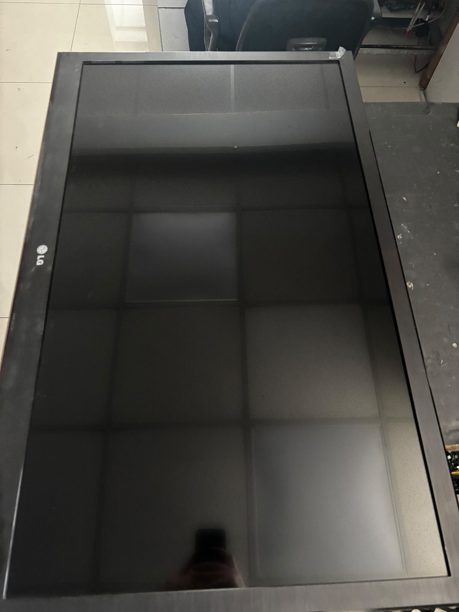 LG TV ekran kararması tamir öncesi Kayseri